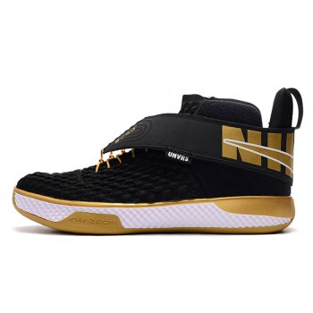 2020 Nike Air Zoom UNVRS Black Metallic Gold-White Shoes